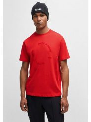 Hugo Boss Fashion Koszulka w kolorze czerwonym rozmiar: L. Czerwone bezrękawniki Hugo Boss Fashion, l, bez wzorów, z bawełny, bez kołnierzyka, bez ramiączek. Za 164.45 zł.