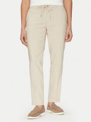 BOSS Spodnie materiałowe C-Kane 50540480 Beżowy Slim Fit. Brązowe spodnie materiałowe Boss, m, bez wzorów, z materiału. Za 519.99 zł.