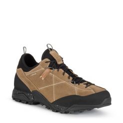 Buty sportowe trekkingowe męskie Aku Nativa Gore-Tex. Brązowe trekkingi Aku, bez wzorów, z gore-texu, bez zapięcia. Za 439.00 zł.