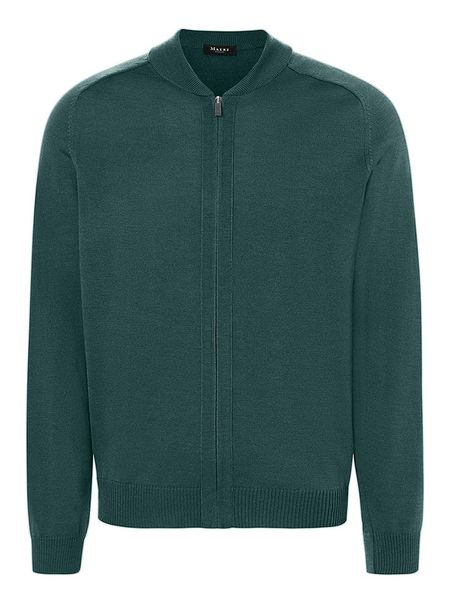 Maerz Muenchen Wełniany kardigan w kolorze morskim rozmiar: 54. Niebieskie swetry rozpinane Maerz Muenchen, bez wzorów, z wełny, bez kołnierzyka, bez ramiączek. Za 347.99 zł.