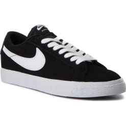 Buty NIKE - Sb Zoom Blazer Low 864347 019 Black/White/Gum Light Brown. Czarne buty sportowe casual marki Nike, z materiału. W wyprzedaży za 279.00 zł.