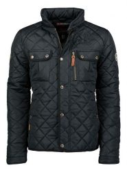 Geographical Norway Kurtka pikowana "Dathan" w kolorze czarnym rozmiar: S. Czarne kurtki Geographical Norway, s, bez wzorów, bez kaptura. Za 155.49 zł.