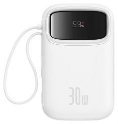 Baseus QPow 2 10000 mAh 30W 2xUSB-C biały. Białe powerbanki . Za 119.90 zł.