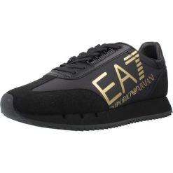 Buty EA7 BY EMPORIO ARMANI 7X000541 AF18609 Czarny. Czarne buty turystyczne Emporio Armani Connected, bez wzorów, ze skóry, bez zapięcia, trekkingowe. Za 976.35 zł.