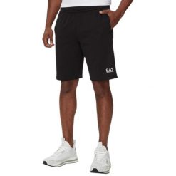 Bermuda Core Identity Rozmiar XXL Czarny - 8NPS65PJVRZ-1200. Czarne szorty EA7, m, bez wzorów, z bawełny, sportowe. Za 318.25 zł.