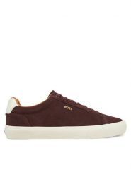 BOSS Sneakersy Aiden 50536521 Bordowy. Czerwone buty sportowe casual Boss, bez wzorów, ze skóry, bez zapięcia. Za 489.99 zł.