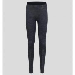 Legginsy termoaktywne męskie Odlo NATURAL Performance Wool. Szare bielizna termoaktywna ODLO, na lato, m, bez wzorów, bez ramiączek, trekkingowe. W wyprzedaży za 227.49 zł.