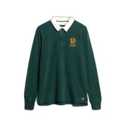 Polo Superdry Vintage Athletic. Zielone koszulki polo sportowe Superdry, m, bez wzorów, bez kołnierzyka, bez ramiączek. Za 288.40 zł.