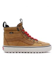 Vans Skórzane sneakersy "SK8-Hi DR MTE-2" w kolorze jasnobrązowym rozmiar: 35. Brązowe buty sportowe casual Vans, bez wzorów, bez zapięcia. Za 285.49 zł.