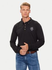 Brave Soul Polo MLT-412KLAY Czarny Regular Fit. Czarne koszulki polo Brave Soul, m, bez wzorów, z bawełny, bez kołnierzyka, bez ramiączek. Za 49.99 zł.