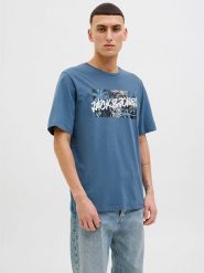 Jack & Jones Koszulka "Hawaii" w kolorze niebieskim rozmiar: M. Niebieskie bezrękawniki Jack & Jones, m, bez wzorów, z bawełny, bez kołnierzyka, bez ramiączek. Za 48.62 zł.