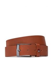 Tommy Hilfiger Pasek Męski Adan Leather 3.5 AM0AM12052 Brązowy. Brązowe paski Tommy Hilfiger, bez wzorów, ze skóry. Za 109.99 zł.