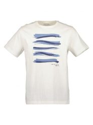 Blue Seven Koszulka w kolorze kremowym rozmiar: XXL. Brązowe bezrękawniki Blue Seven, xxl, bez wzorów, z bawełny, bez kołnierzyka, bez ramiączek. Za 38.95 zł.