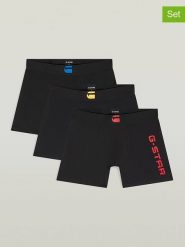 G-Star Bokserki (3 pary) w kolorze czarnym rozmiar: L. Czarne bokserki G-Star, l, bez wzorów. Za 88.95 zł.
