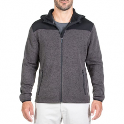 Bluza w kolorze grafitowo-czarnym. Czarne bluzy z kapturem marki Jeep. W wyprzedaży za 139.95 zł.