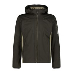 Kurtka softshell z kapturem CMP. Brązowe kurtki CMP, na wiosnę, m, bez wzorów, z materiału, z kapturem. Za 368.00 zł.