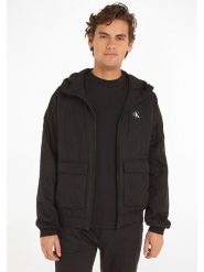 Calvin Klein Kurtka przejściowa w kolorze czarnym rozmiar: XL. Czarne kurtki CALVIN KLEIN, xl, bez wzorów, bez kaptura. Za 291.93 zł.