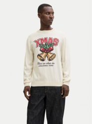 Jack & Jones Sweter Holiday 12287994 Beżowy Relaxed Fit. Brązowe swetry rozpinane Jack & Jones, m, bez wzorów, z bawełny, bez kołnierzyka, bez ramiączek. Za 149.99 zł.