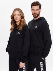 Converse Bluza Unisex Go-To Embroidered Star Chevron 10023874-A01 Czarny Regular Fit. Czarne bluzy Converse, l, bez wzorów, z bawełny, bez kaptura. Za 259.99 zł.