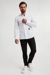 Koszula męska PHILIPP PLEIN. Koszule Philipp Plein, m, bez wzorów, bez kołnierzyka, bez ramiączek. W wyprzedaży za 1,595.30 zł.