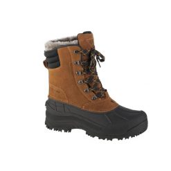 Buty zimowe męskie, CMP Kinos WP Snow Boots. Brązowe buty trekkingowe CMP, na zimę, bez wzorów, z nubiku, bez zapięcia. Za 349.99 zł.