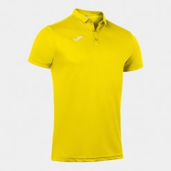 Koszulka polo do tenisa męska Joma Hobby. Żółte koszulki polo sportowe Joma, m, bez wzorów, z materiału, bez kołnierzyka, bez ramiączek, na golfa. W wyprzedaży za 105.45 zł.