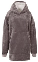 Trespass Cosiness – obszerna bluza z kapturem At300 Storm Grey. Szare bluzy z kapturem 2117 OF SWEDEN, bez wzorów, z polaru, z kapturem. Za 188.15 zł.