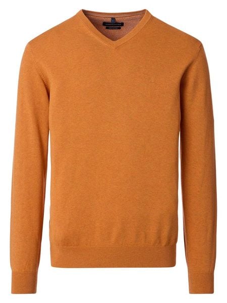 CASAMODA Sweter w kolorze pomarańczowym rozmiar: 3XL. Pomarańczowe swetry nierozpinane CASAMODA, xl, bez wzorów, z bawełny, bez kołnierzyka, bez ramiączek. Za 113.99 zł.