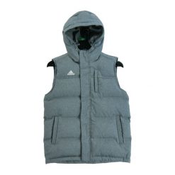 Second life - Kurtka puchowa Adidas - Stan bardzo dobry. Szare kurtki Adidas, na zimę, s, bez wzorów, z puchu, bez kaptura. Za 126.86 zł.