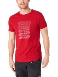 Timezone Koszulka w kolorze czerwonym rozmiar: M. Czerwone bezrękawniki Timezone, m, bez wzorów, z bawełny, bez kołnierzyka, bez ramiączek. Za 71.95 zł.