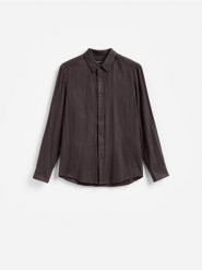 Koszula slim fit z bawełną - brązowy. Brązowe koszule Reserved, l, bez wzorów, z bawełny, bez kołnierzyka, bez ramiączek. Za 119.99 zł.