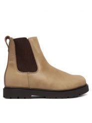 Birkenstock Sztyblety Highwood Slip On 1033180 Beżowy. Brązowe botki sznurowane Birkenstock, bez wzorów, ze skóry, bez obcasa, bez zapięcia. Za 854.99 zł.