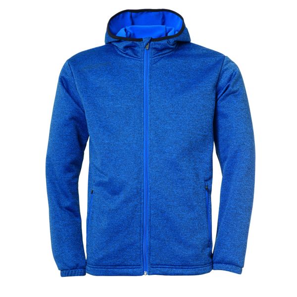 Kurtka Uhlsport Essential Fleece. Niebieskie kurtki Uhlsport, l, bez wzorów, z polaru, bez kaptura. W wyprzedaży za 205.50 zł.