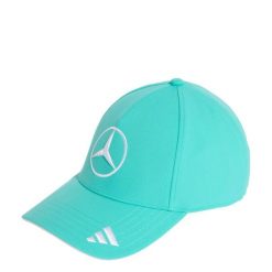 Czapka Mercedes-Amg Petronas Formula 1 Team Driver. Niebieskie czapki zimowe Adidas, bez wzorów, z materiału. Za 219.99 zł.