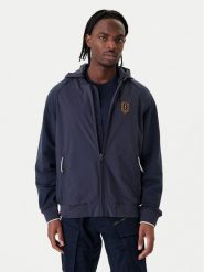 Aeronautica Militare Kurtka przejściowa 261AF0519UCT04291 Granatowy Regular Fit. Niebieskie bluzy Aeronautica Militare, m, bez wzorów, z syntetyku, bez kaptura. Za 799.99 zł.