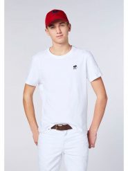 Polo Sylt Koszulka w kolorze białym rozmiar: L. Białe bezrękawniki Polo Sylt, l, bez wzorów, z bawełny, bez kołnierzyka, bez ramiączek. Za 43.99 zł.