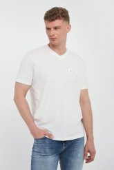 T-shirt męski AMRANI EXCHANGE. T-shirty Armani Exchange, l, bez wzorów, bez kołnierzyka, bez ramiączek. Za 299.00 zł.