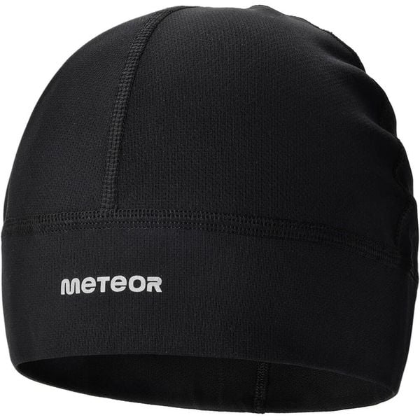 Zwykła Czapka Unisex Dla Dorosłych. Czarne czapki zimowe Meteor, bez wzorów. Za 63.99 zł.