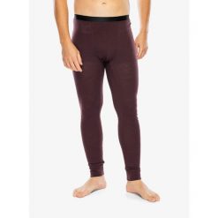 Legginsy termoaktywne męskie Odlo Merino 160 BL Bottom Long. Czerwone bielizna termoaktywna ODLO, m, bez wzorów. Za 277.99 zł.
