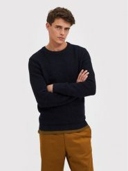 Selected Homme Sweter Vince 16059390 Granatowy Regular Fit. Niebieskie swetry rozpinane Selected Homme, m, bez wzorów, z bawełny, bez kołnierzyka, bez ramiączek. Za 149.99 zł.