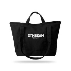 Torba fitness płócienna 30 l czarna Athletic Club. Czarne torby na laptopa GYMBEAM. Za 75.90 zł.