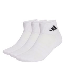Skarpety Cushioned Sportswear Ankle Socks, 3 Pary. Białe skarpety Adidas, bez wzorów. Za 54.95 zł.