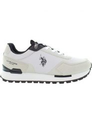 U.S. Polo Assn. Sneakersy w kolorze biało-kremowo-czarnym rozmiar: 45. Białe buty sportowe casual U.S. Polo Assn., bez wzorów, bez zapięcia. Za 244.95 zł.