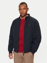 Tommy Hilfiger Kurtka przejściowa Harrington MW0MW37647 Granatowy Regular Fit. Niebieskie kurtki Tommy Hilfiger, m, bez wzorów, z syntetyku, bez kaptura. Za 1,099.00 zł.