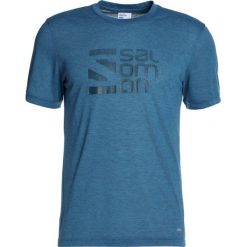 Salomon EXPLORE GRAPHIC Tshirt z nadrukiem moroccan blue. T-shirty sportowe Salomon. Za 149.00 zł.