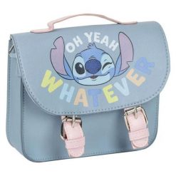 Torba na ramię Cerda Stich satchel. Niebieskie torby na ramię Cerda, bez wzorów, z materiału, na ramię, bez dodatków. Za 89.25 zł.