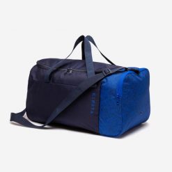 Second Life - Torba sportowa Essential 35 L - Stan Doskonały. Niebieskie torby na ramię Decathlon, bez wzorów, z materiału, na ramię, bez dodatków. Za 30.99 zł.