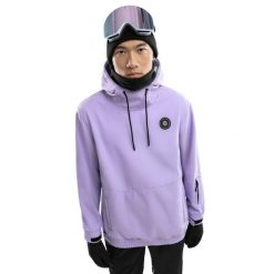 Kurtka snowboardowa męska W1 Snowy. Niebieskie kurtki SIROKO, l, bez wzorów, z softshellu, bez kaptura. W wyprzedaży za 382.00 zł.