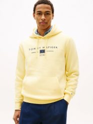 Tommy Hilfiger Bluza z kapturem Harren Mężczyźni Bawełna (100%) żółty, S. Żółte bluzy z kapturem Tommy Hilfiger, m, bez wzorów, z bawełny, z kapturem. Za 229.95 zł.