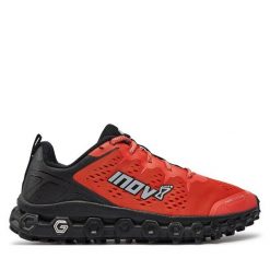 Buty do biegania Inov-8. Czerwone buty do biegania Inov-8, bez wzorów, bez zapięcia, do biegania. Za 469.99 zł.